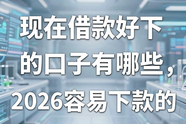 现在借款好下的口子有哪些,盘点2026年容易下款的正规平台