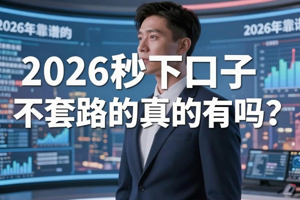 2026秒下口子不套路的真的有吗？2026年靠谱的秒下款口子在哪里找？