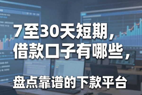 7至30天短期借款口子有哪些，盘点靠谱的下款平台