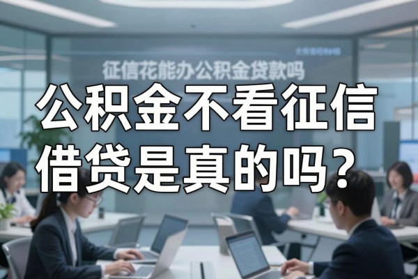 公积金不看征信借贷是真的吗?征信花能办公积金贷款吗