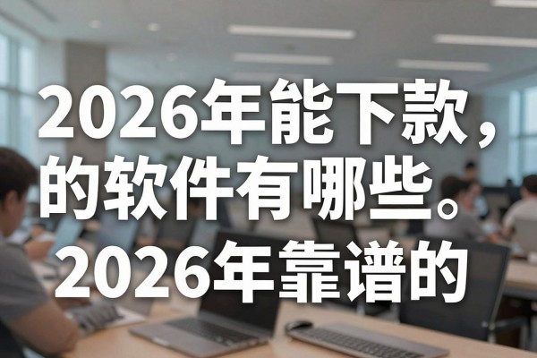 2026年能下款的软件有哪些，盘点2026年靠谱的贷款平台