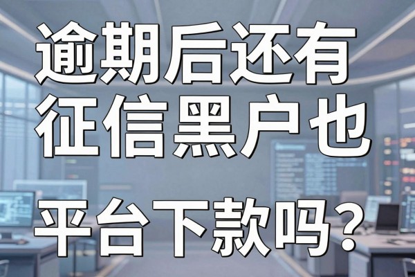 逾期后还有平台下款吗？揭秘征信黑户也能下款的口子