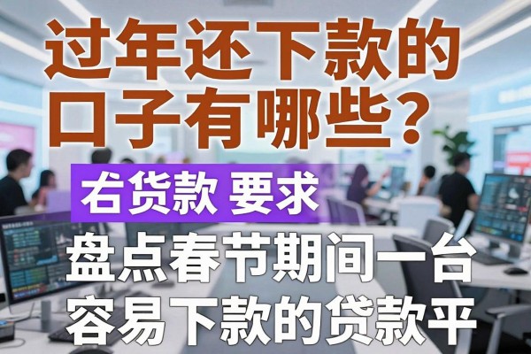 过年还下款的口子有哪些？盘点春节期间容易下款的贷款平台