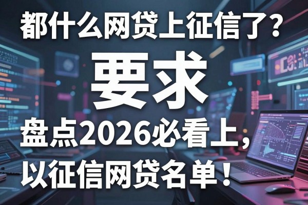 都什么网贷上征信了?盘点2026必看上征信网贷名单