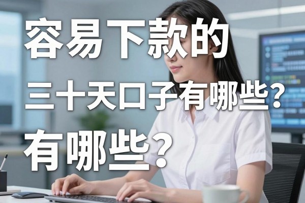 容易下款的三十天口子有哪些？盘点通过率高的正规平台