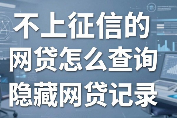 不上征信的网贷怎么查询，教你几招轻松查清隐藏网贷记录