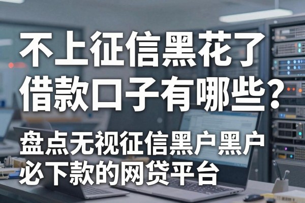 不上征信黑花了借款口子有哪些?盘点无视征信黑户必下款的网贷平台