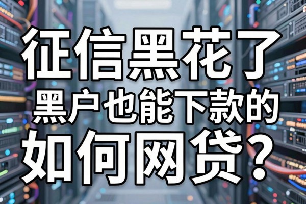 征信黑花了如何网贷?揭秘黑户也能下款的口子