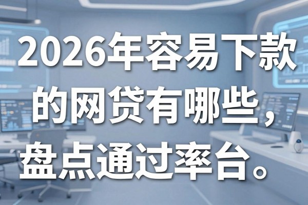 2026年容易下款的网贷有哪些,盘点通过率高的正规借款平台