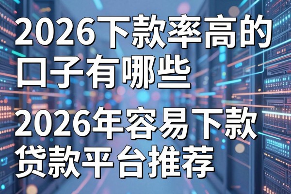 2026下款率高的口子有哪些，2026年容易下款的贷款平台推荐