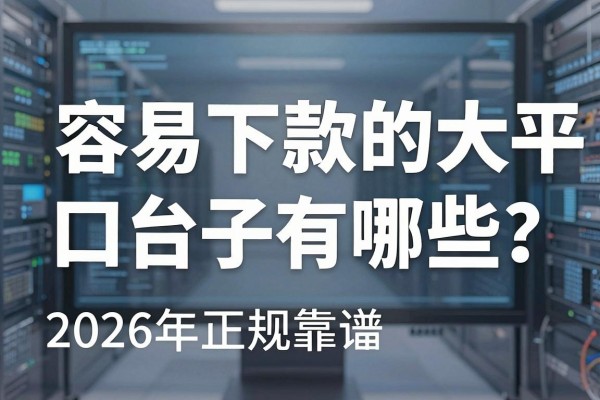 容易下款的大平台口子有哪些？2026年正规靠谱的贷款平台推荐