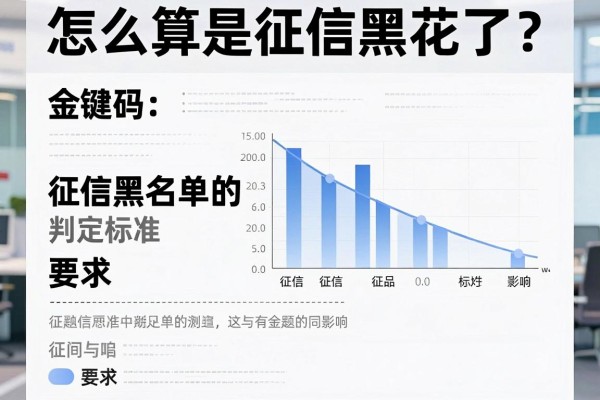 怎么算是征信黑花了?征信黑名单的判定标准与影响