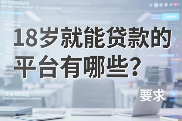 18岁就能贷款的平台有哪些？正规靠谱的贷款平台推荐