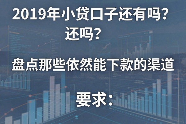 2019年小贷口子还有吗?盘点那些依然能下款的渠道