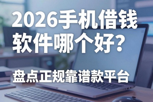 2026手机借钱软件哪个好?盘点正规靠谱的借款平台推荐