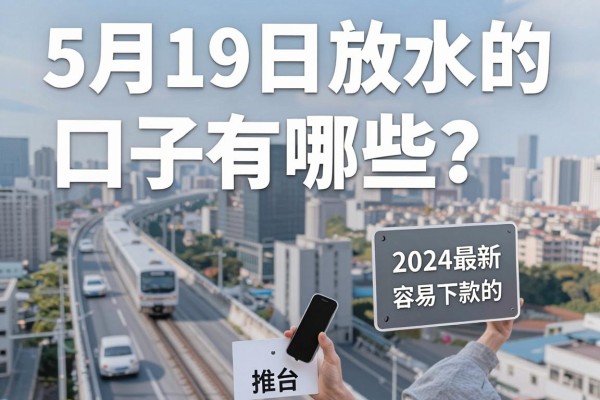 5月19日放水的口子有哪些？2024最新容易下款的平台推荐