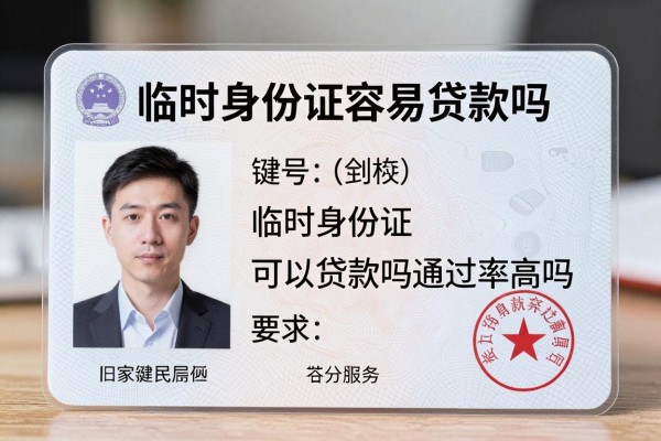 临时身份证容易贷款吗,临时身份证可以贷款吗通过率高吗