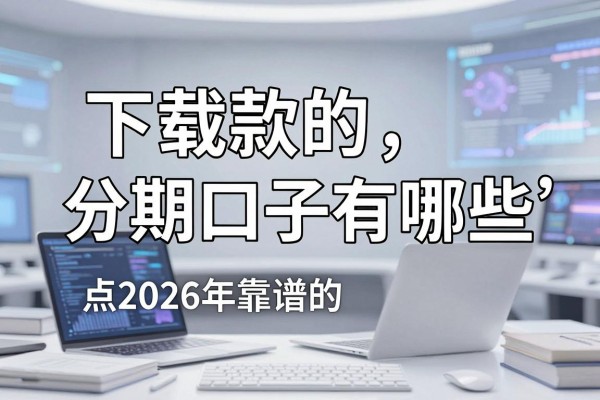 下载款的分期口子有哪些，盘点2026年靠谱的分期贷款平台