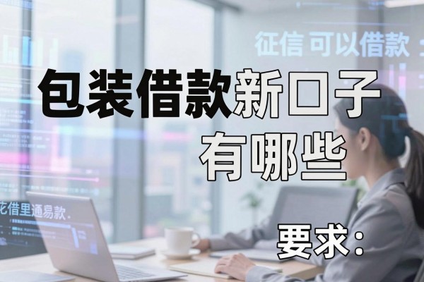 包装借款新口子有哪些，征信花哪里可以借款容易通过