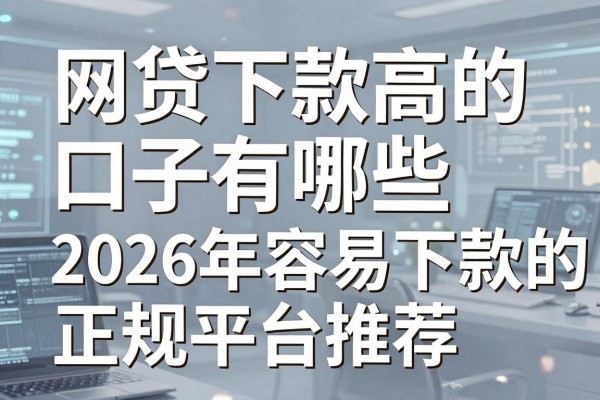 网贷下款高的口子有哪些，2026年容易下款的正规平台推荐