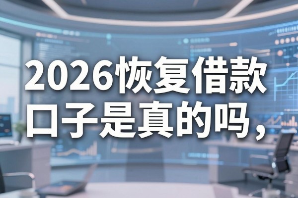2026恢复借款口子是真的吗，2026年有哪些靠谱的借款口子