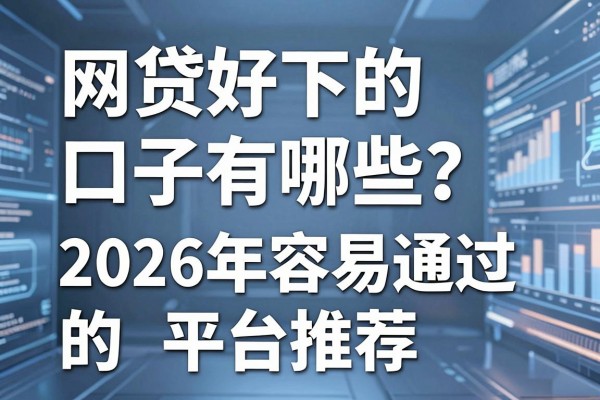 网贷好下的口子有哪些?2026年容易通过的平台推荐