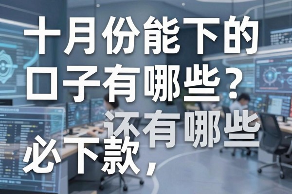 十月份能下的口子有哪些?十月还有哪些必下款的网贷?