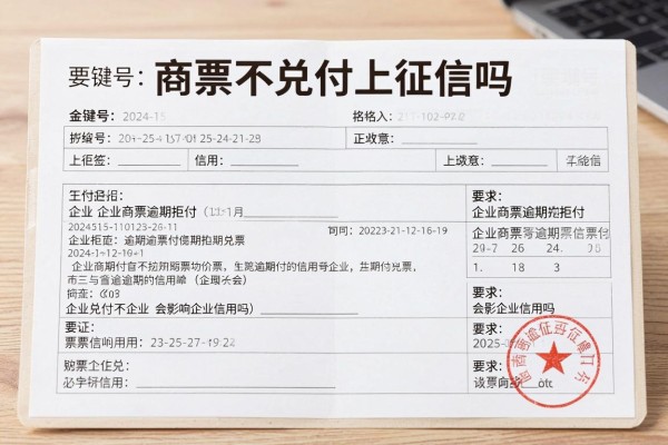 商票不兑付上征信吗,企业商票逾期拒付会影响企业信用吗