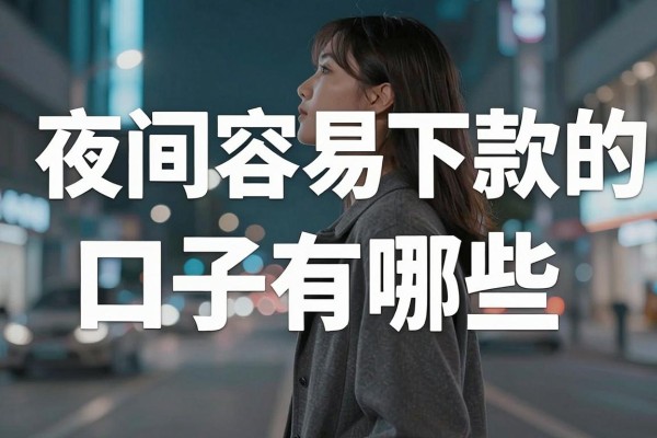 夜间容易下款的口子有哪些，深夜急用钱哪里可以快速借到钱