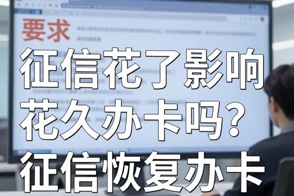 征信花了影响办卡吗?征信花多久能恢复办卡