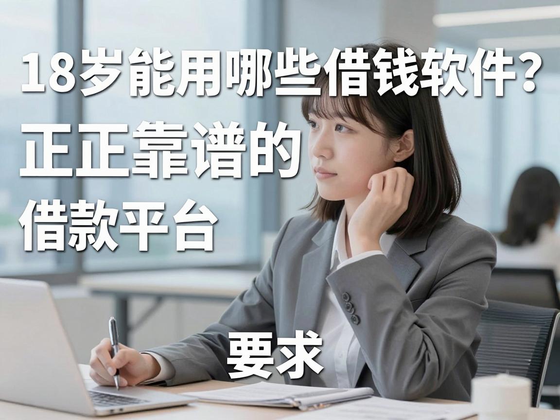 18岁能用哪些借钱软件？正规靠谱的借款平台推荐