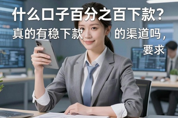 什么口子百分之百下款？真的有稳下款的渠道吗
