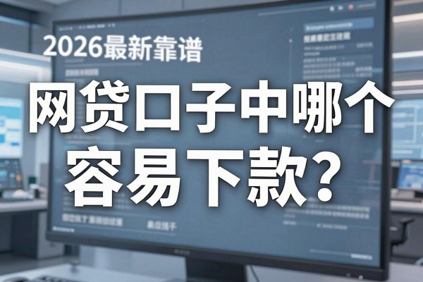 网贷口子中哪个容易下款？2026最新靠谱网贷口子中推荐