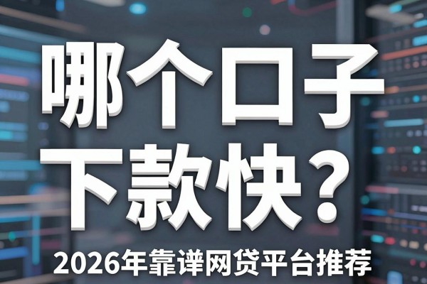 哪个口子下款快？2026年靠谱网贷平台推荐