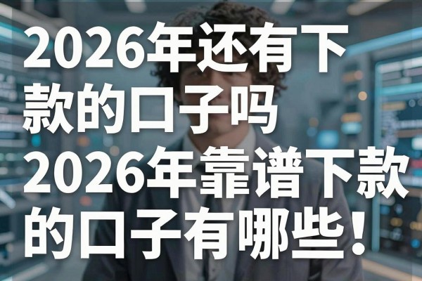 2026年还有下款的口子吗，盘点2026年靠谱下款的口子有哪些