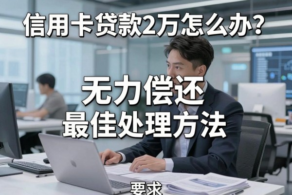 信用卡贷款2万怎么办?无力偿还最佳处理方法