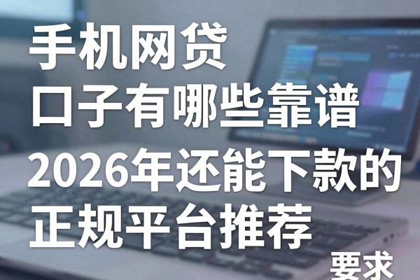 手机网贷口子有哪些靠谱,2026年还能下款的正规平台推荐