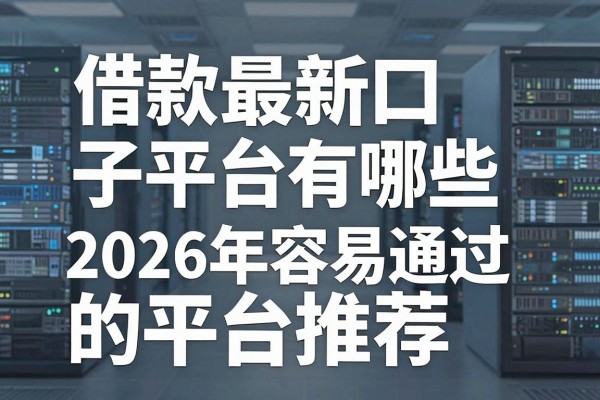 借款最新口子平台有哪些，2026年容易通过的平台推荐