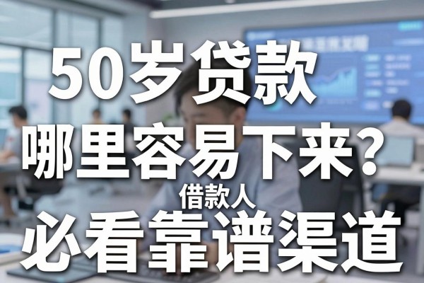 50岁贷款哪里容易下来？大龄借款人必看靠谱渠道
