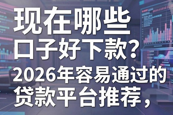 现在哪些口子好下款？2026年容易通过的贷款平台推荐