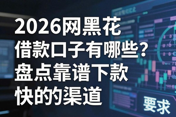 2026网黑花借款口子有哪些？盘点靠谱下款快的渠道