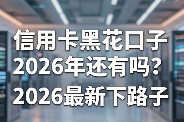 信用卡黑花口子2026年还有吗?揭秘2026最新下路子