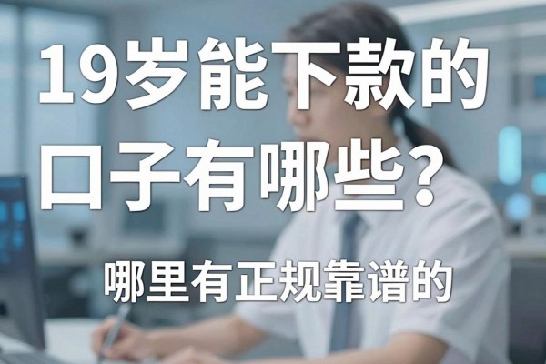 19岁能下款的口子有哪些?哪里有正规靠谱的借款平台推荐