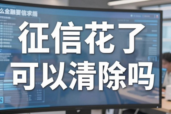 征信花了可以清除吗,征信花了怎么恢复征信