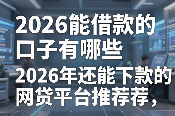2026能借款的口子有哪些,2026年还能下款的网贷平台推荐