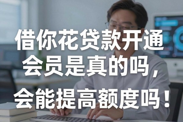 借你花贷款开通会员是真的吗，开通会员能提高额度吗