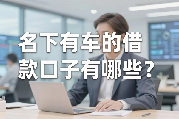 名下有车的借款口子有哪些?有车就能下款的平台推荐