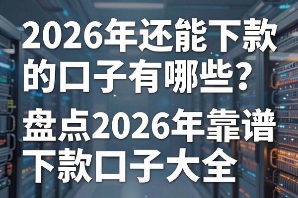 2026年还能下款的口子有哪些？盘点2026年靠谱下款口子大全