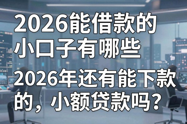 2026能借款的小口子有哪些，2026年还有能下款的小额贷款吗