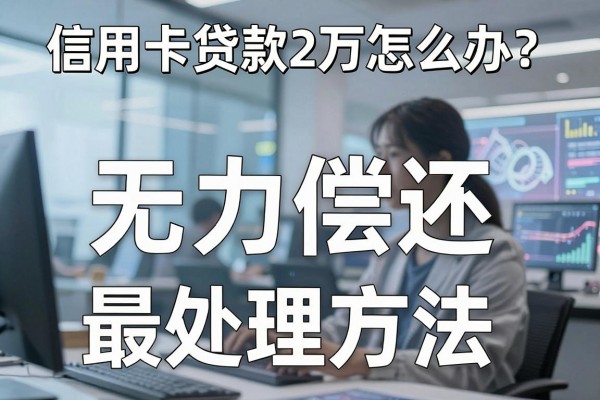 信用卡贷款2万怎么办?无力偿还最佳处理方法